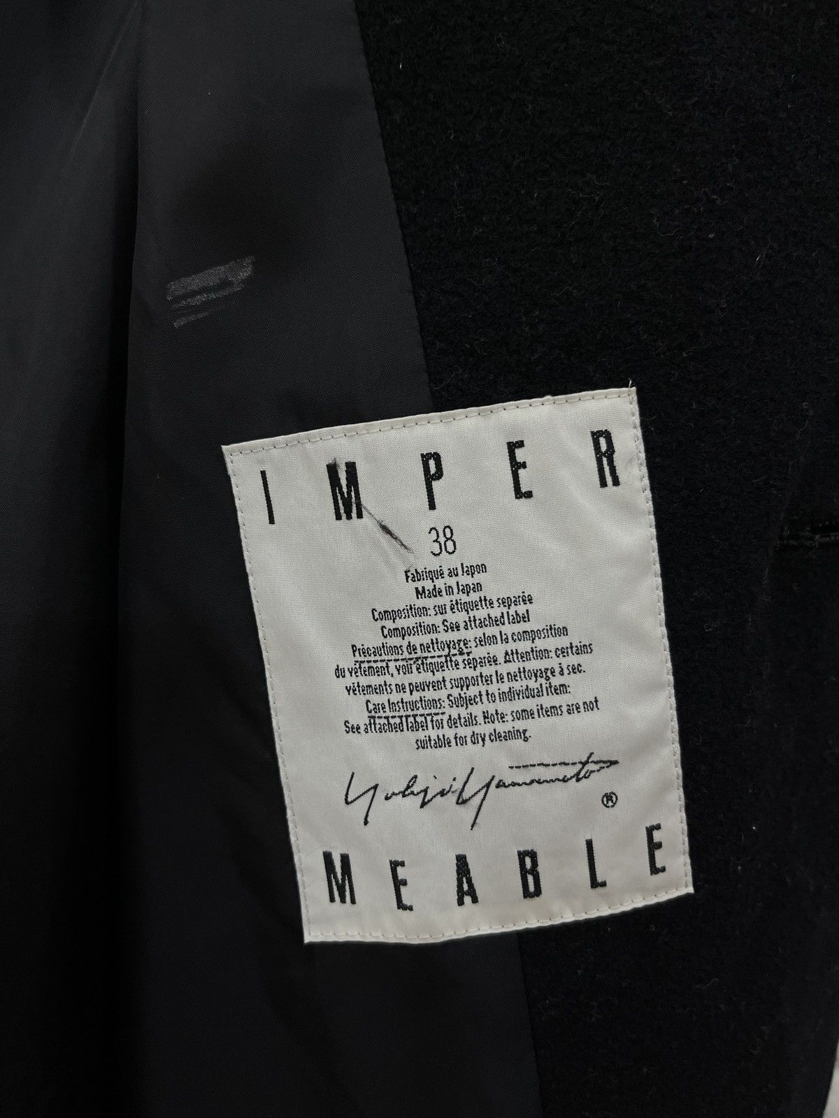 Yohji Yamamoto (Eeee). YOHJI YAMAMOTO LONG COAT Size M / US 6-8 / IT 42-44 - 7 Thumbnail