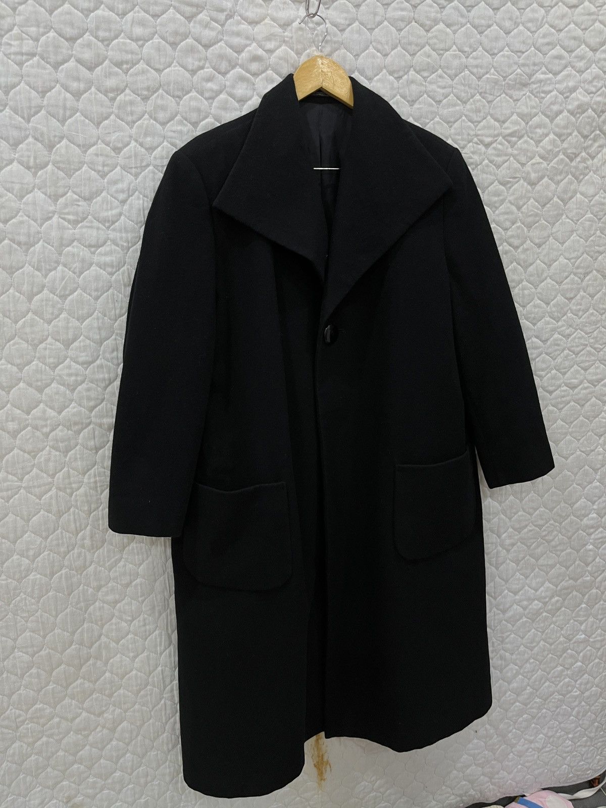 Yohji Yamamoto (Eeee). YOHJI YAMAMOTO LONG COAT Size M / US 6-8 / IT 42-44 - 3 Thumbnail