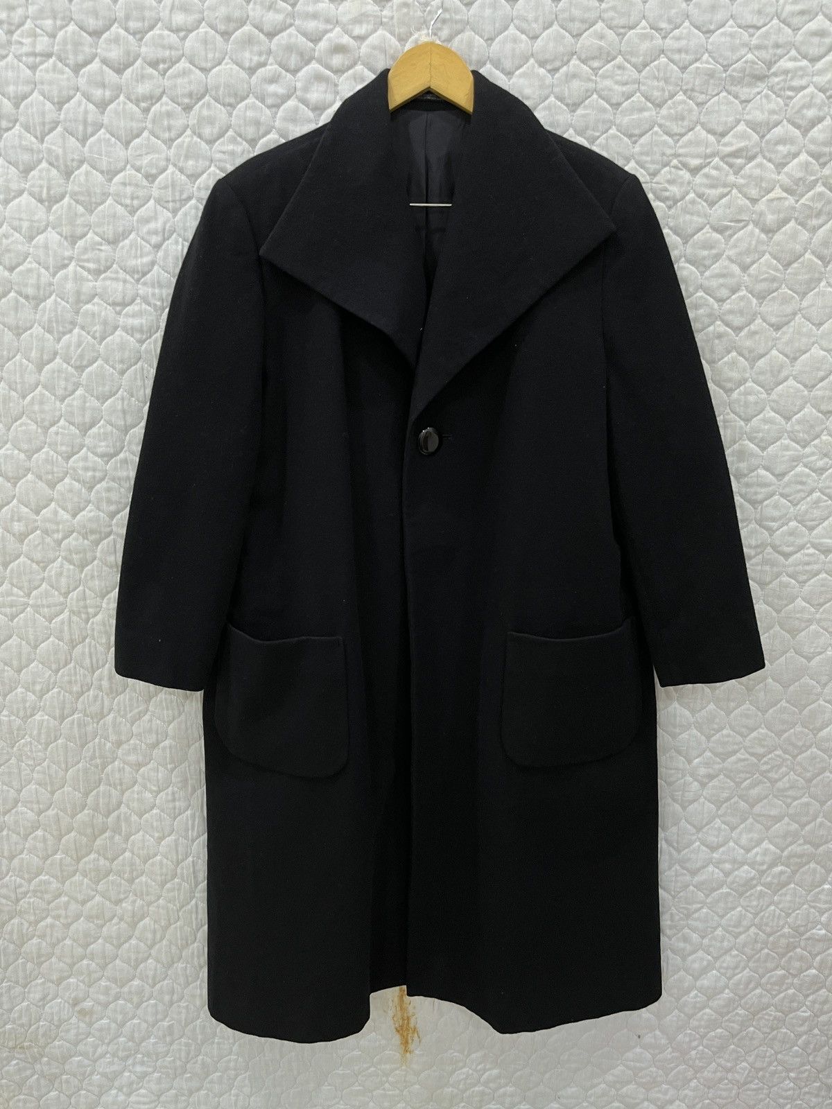 Yohji Yamamoto (Eeee). YOHJI YAMAMOTO LONG COAT Size M / US 6-8 / IT 42-44 - 1 Thumbnail