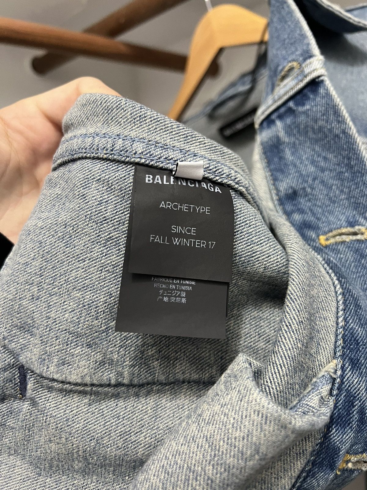 Balenciaga Balenciaga Campaign Denim Jacket 2017 Size US M / EU 48-50 / 2 - 14 Thumbnail