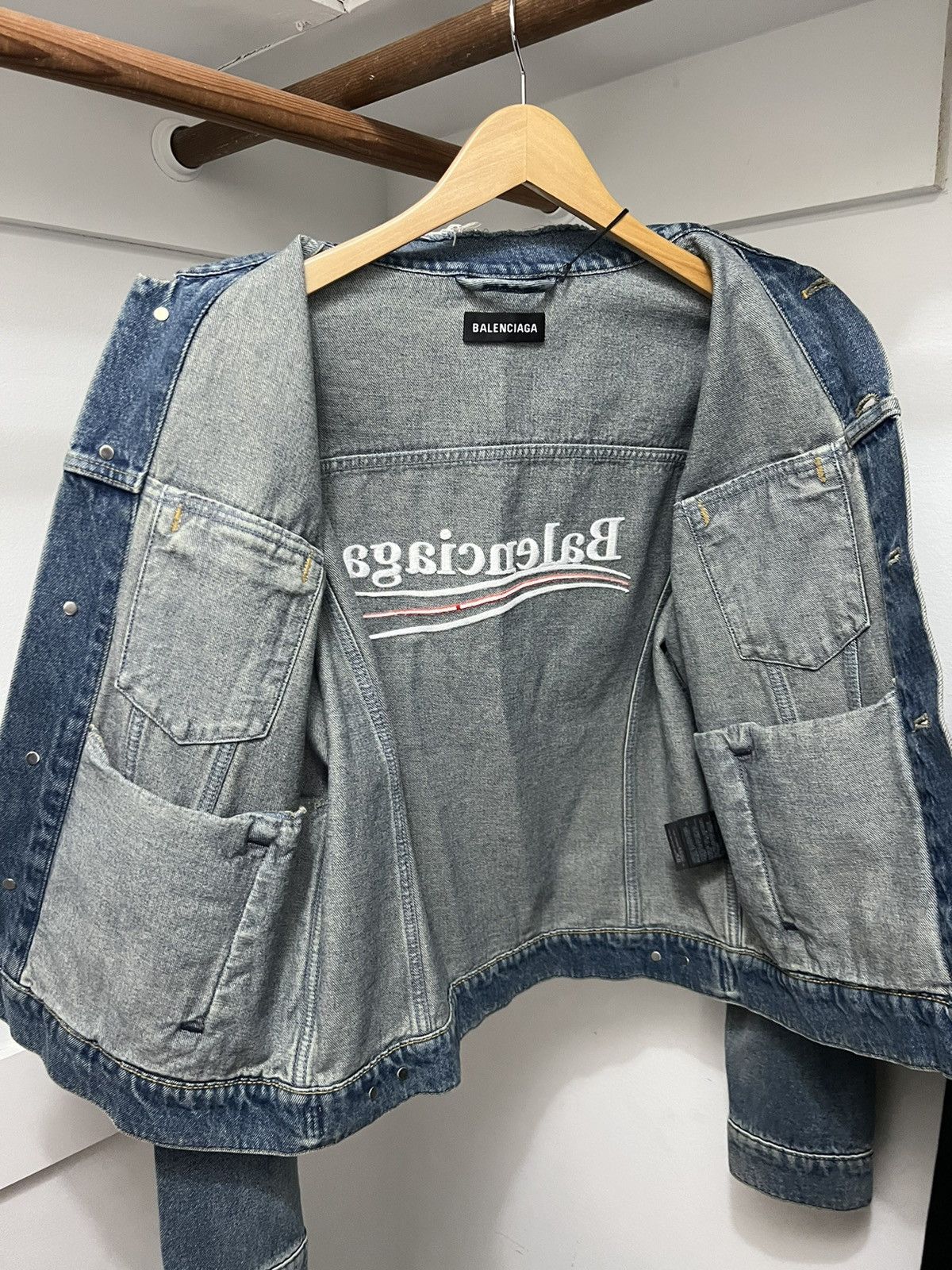 Balenciaga Balenciaga Campaign Denim Jacket 2017 Size US M / EU 48-50 / 2 - 13 Thumbnail