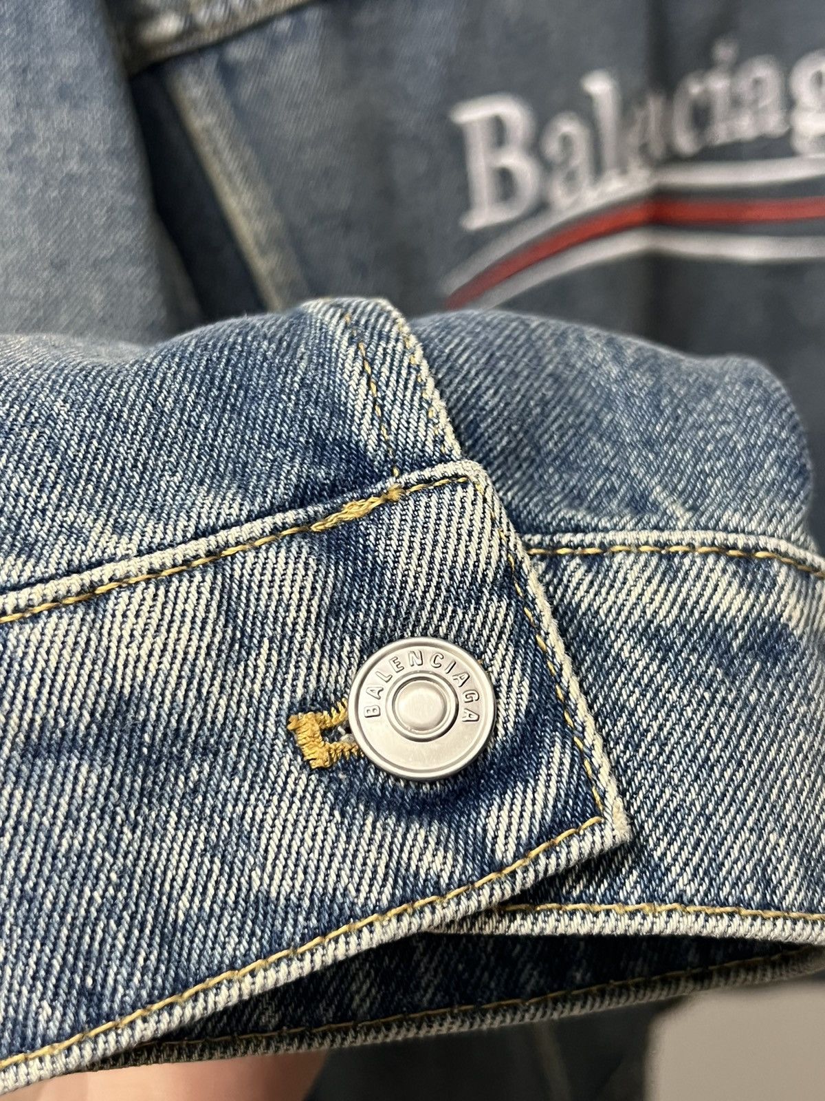 Balenciaga Balenciaga Campaign Denim Jacket 2017 Size US M / EU 48-50 / 2 - 10 Thumbnail