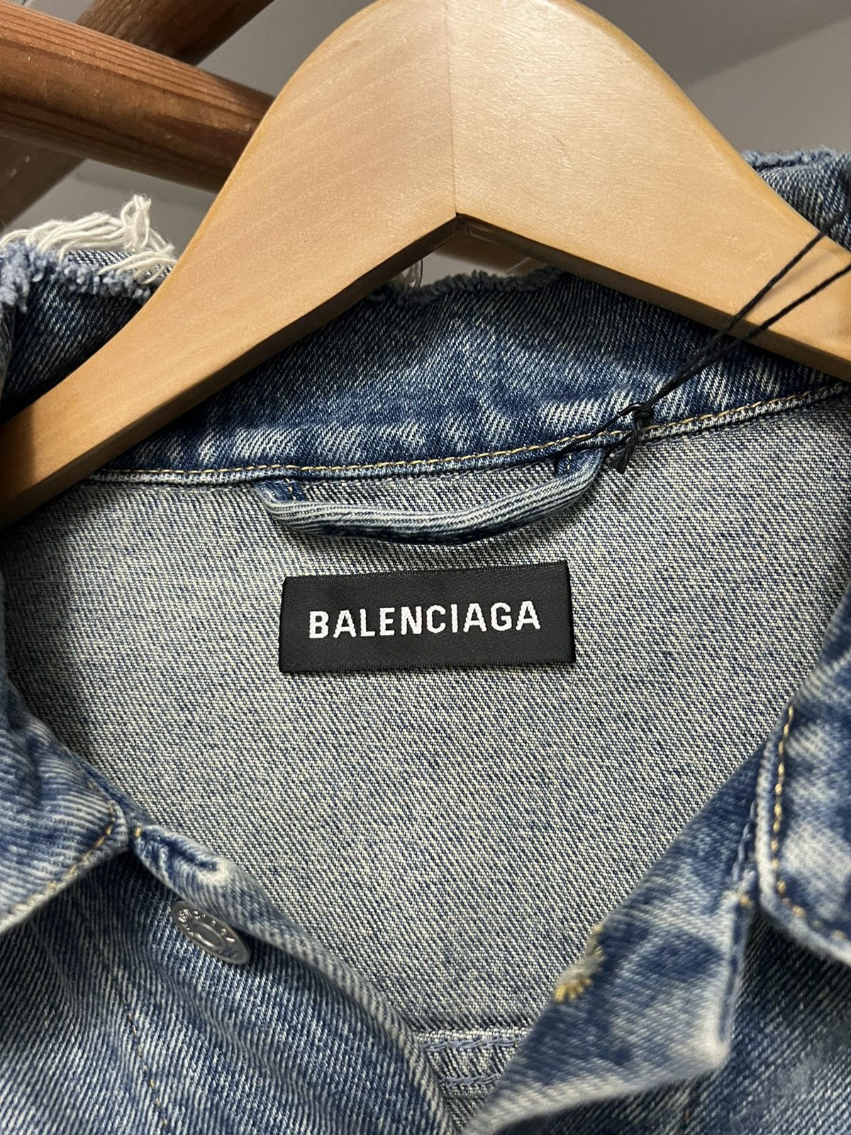 Balenciaga Balenciaga Campaign Denim Jacket 2017 Size US M / EU 48-50 / 2 - 12 Thumbnail