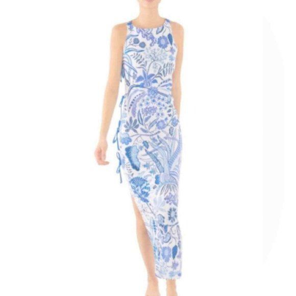 Gretchen Scott Gretchen Scott Designs Slick Maxi Dress Blue Large | Grailed