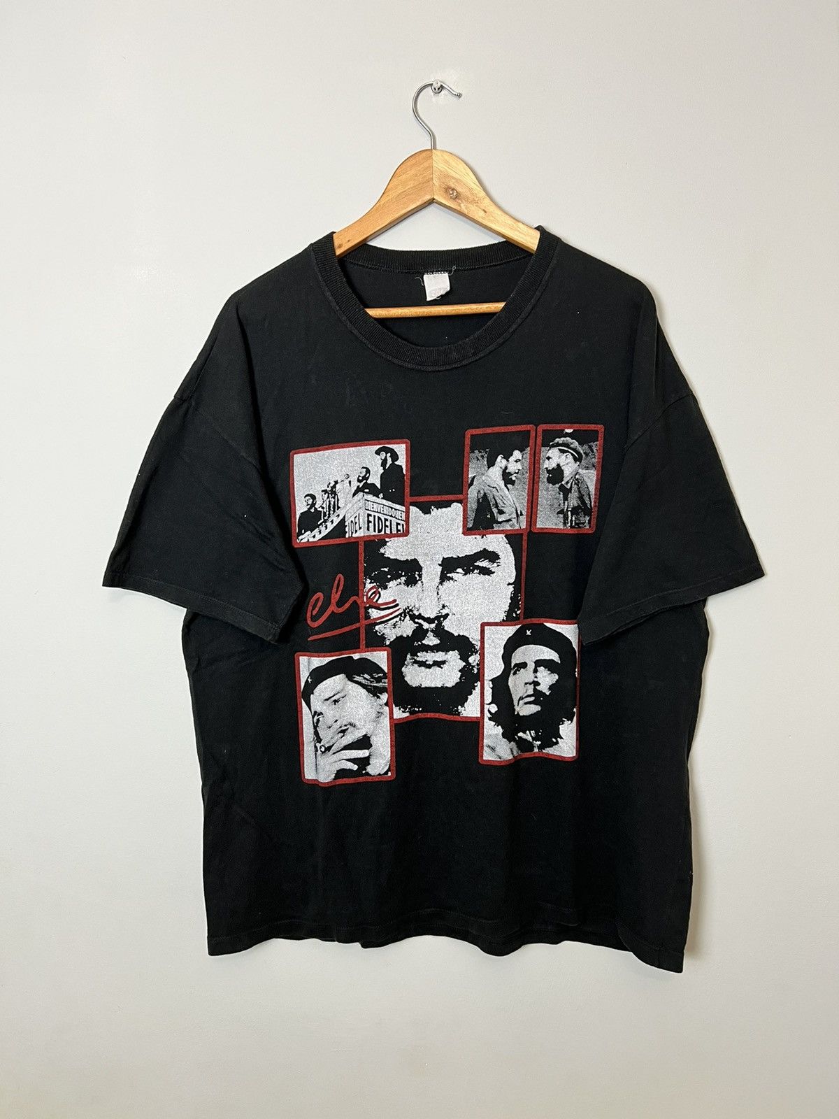Vintage Rare Vintage 90s Che Guevara T-Shirt Photo Art Tee Size US XL / EU 56 / 4 - 1 Thumbnail