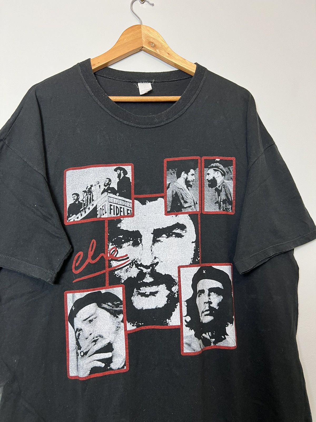 Vintage Rare Vintage 90s Che Guevara T-Shirt Photo Art Tee Size US XL / EU 56 / 4 - 2 Thumbnail
