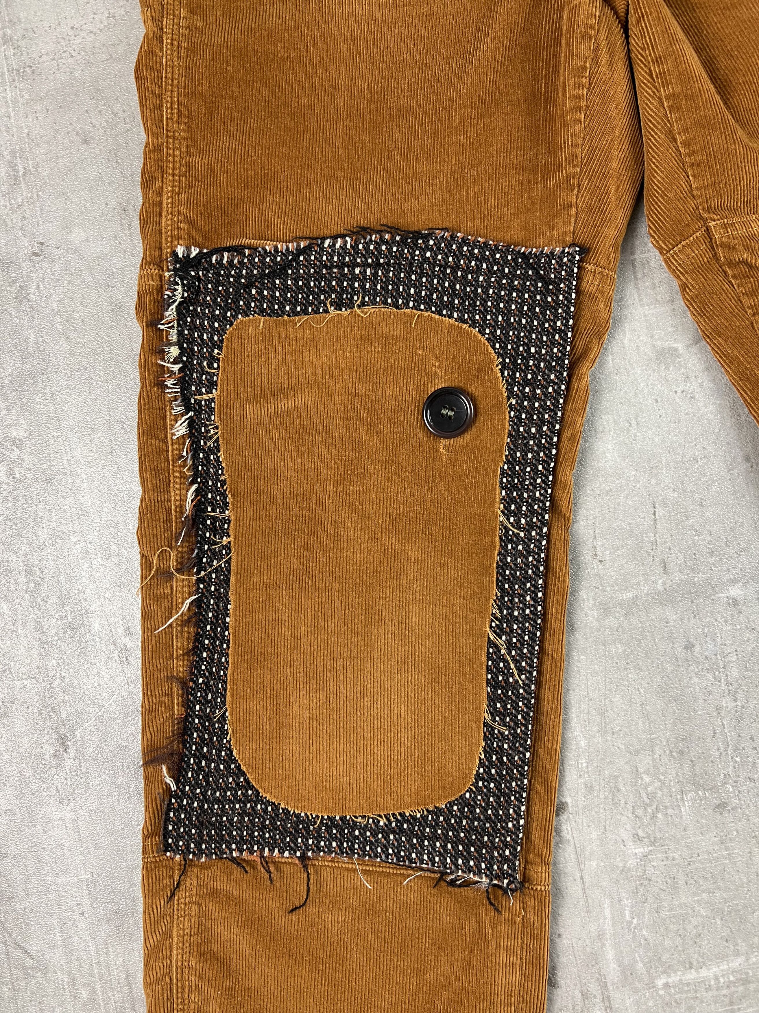 Japanese Brand Handmade Patchwork Reconstructed Trouser Needles Greg Lauren Size US 30 / EU 46 - 8 Thumbnail