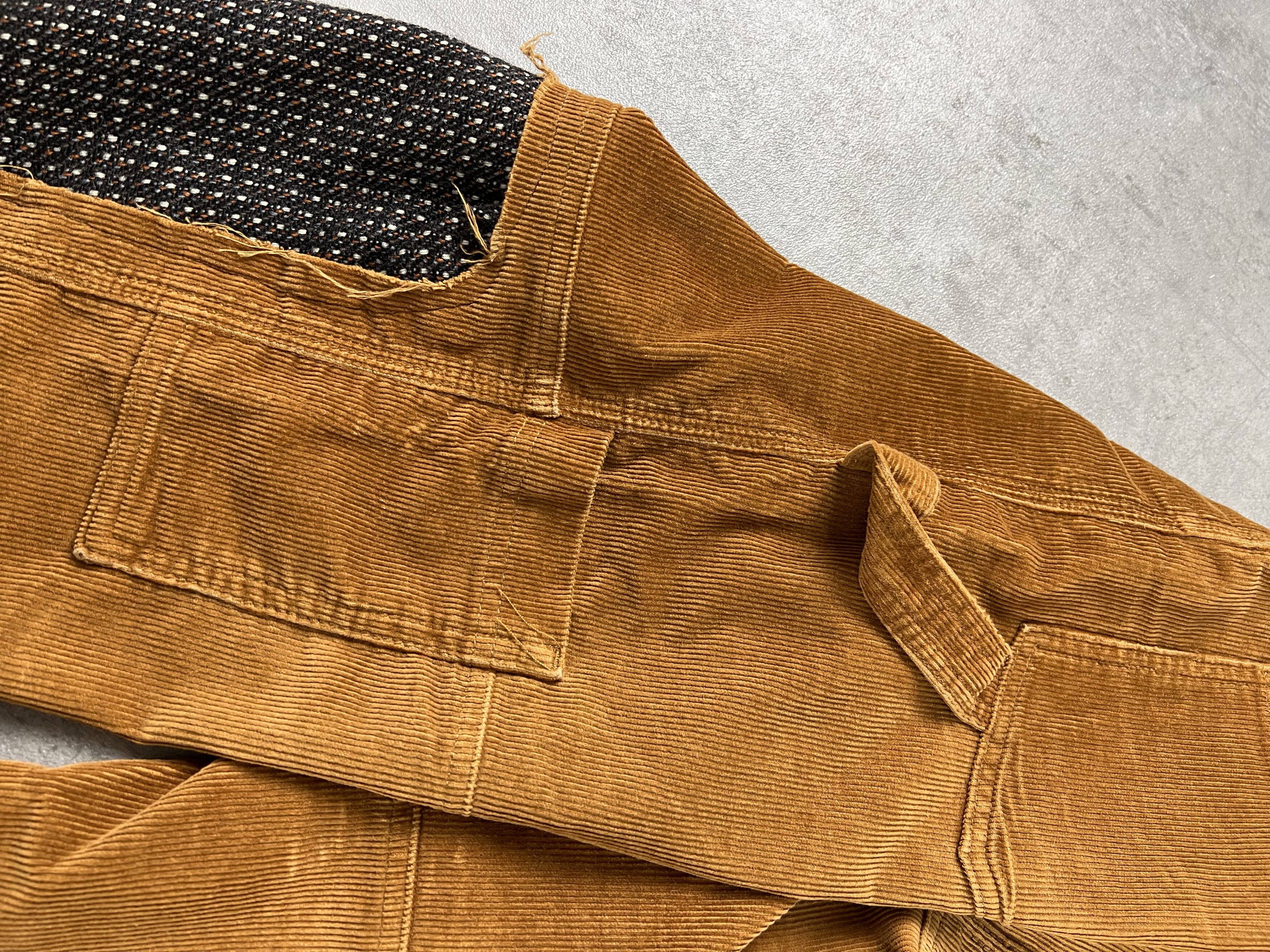 Japanese Brand Handmade Patchwork Reconstructed Trouser Needles Greg Lauren Size US 30 / EU 46 - 14 Thumbnail