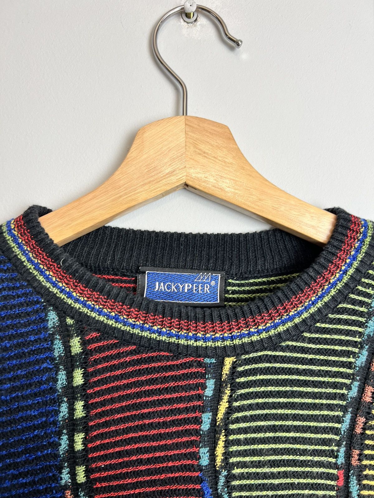 Vintage Rare Vintage Cable Knit Sweatshirt Like Coogi Avant Garde Size US XL / EU 56 / 4 - 5 Thumbnail