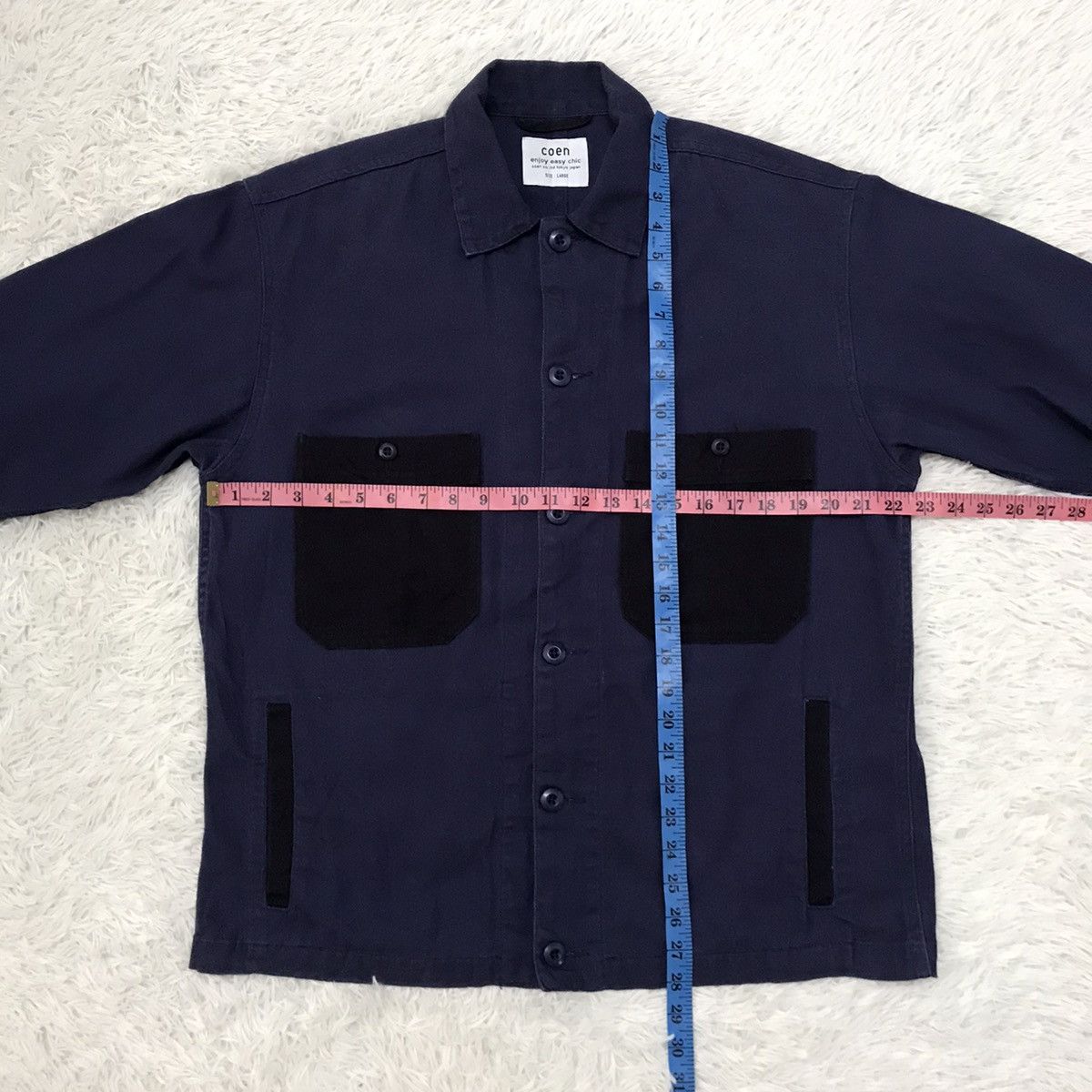Japanese Brand Coen Button Jacket Size US L / EU 52-54 / 3 - 14 Thumbnail