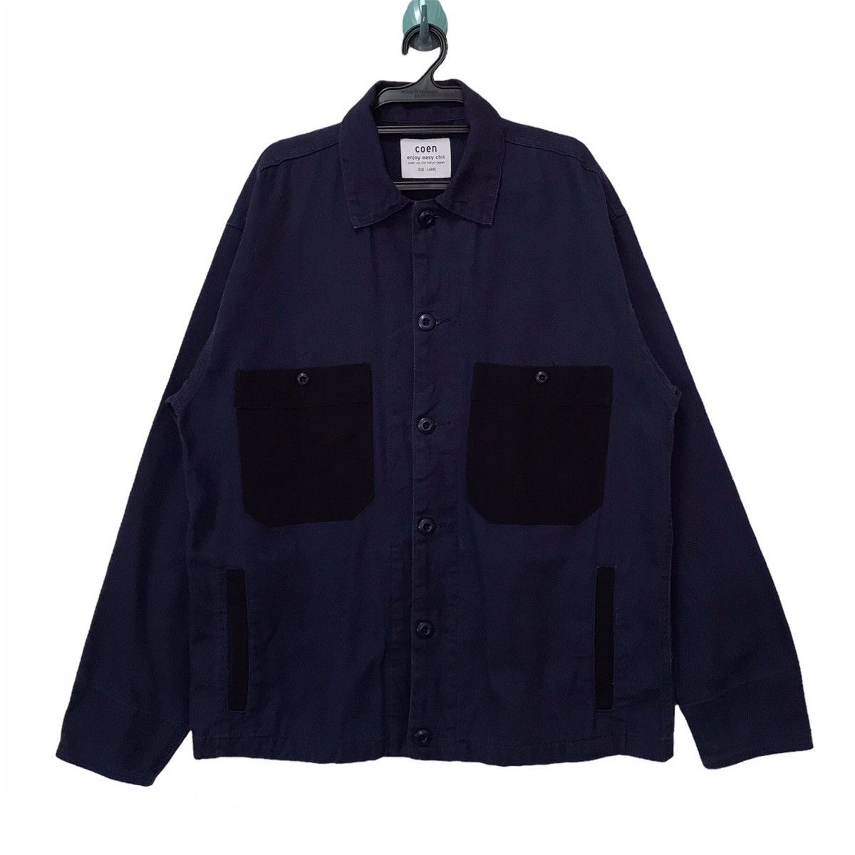 Japanese Brand Coen Button Jacket Size US L / EU 52-54 / 3 - 1 Thumbnail