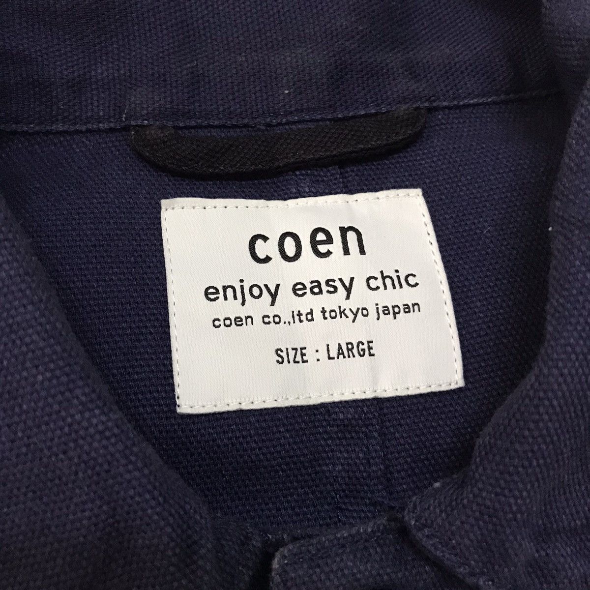 Japanese Brand Coen Button Jacket Size US L / EU 52-54 / 3 - 11 Thumbnail