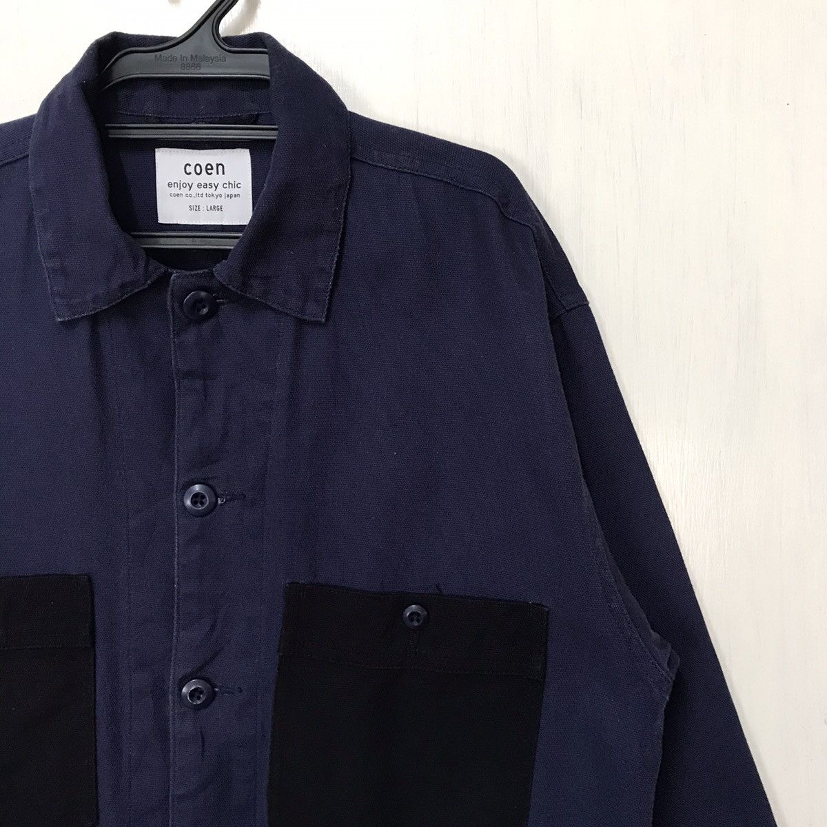 Japanese Brand Coen Button Jacket Size US L / EU 52-54 / 3 - 5 Thumbnail