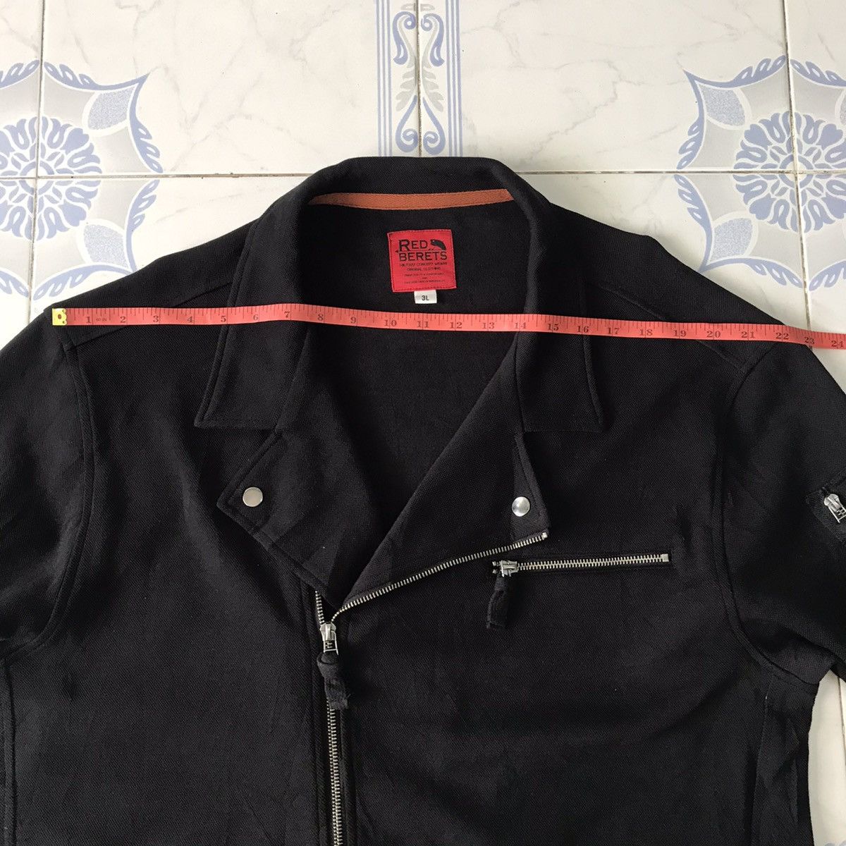 Japanese Brand Red Berets Double Colar Style Jacket Military Concept Wear Size US XL / EU 56 / 4 - 14 Thumbnail