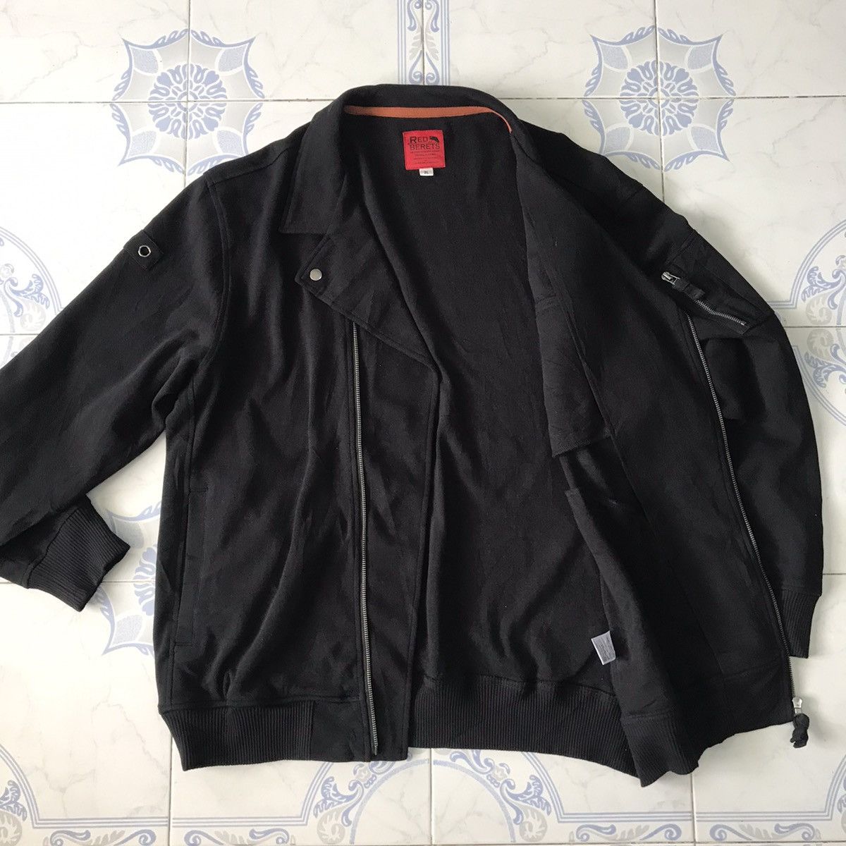 Japanese Brand Red Berets Double Colar Style Jacket Military Concept Wear Size US XL / EU 56 / 4 - 12 Thumbnail