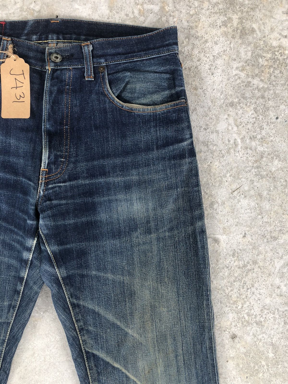 PPFM PPFM Selvedge Denim Distressed Jeans Size US 31 - 5 Thumbnail