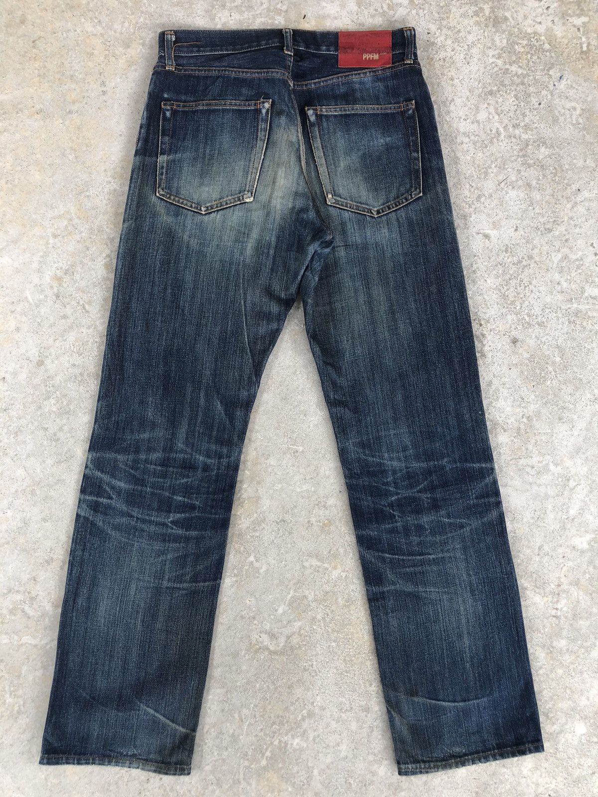 PPFM PPFM Selvedge Denim Distressed Jeans Size US 31 - 2 Thumbnail