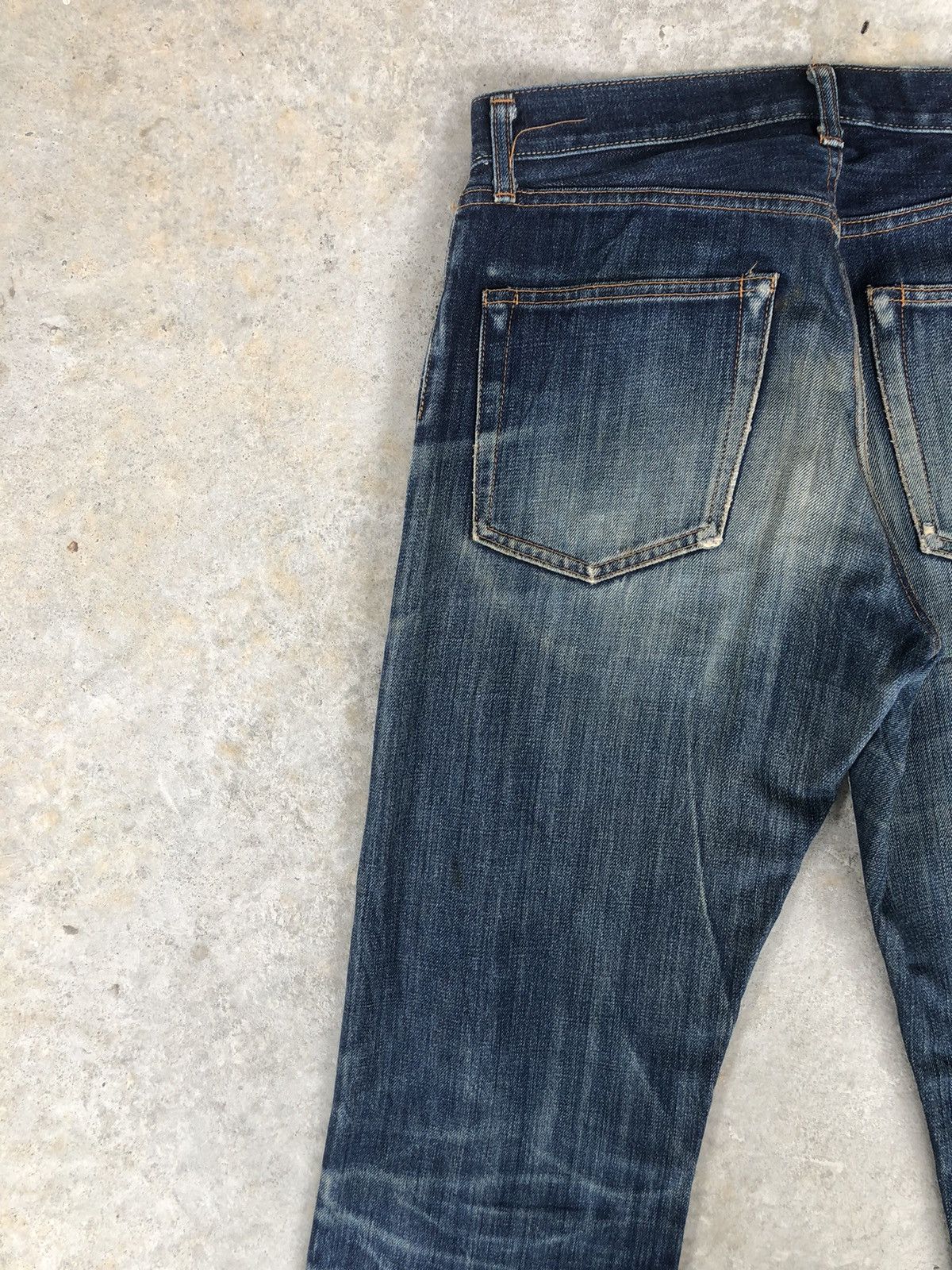 PPFM PPFM Selvedge Denim Distressed Jeans Size US 31 - 9 Thumbnail