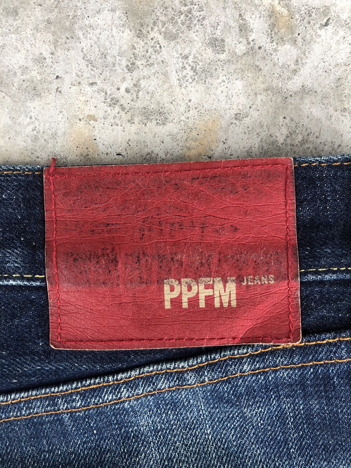 PPFM PPFM Selvedge Denim Distressed Jeans Size US 31 - 13 Thumbnail