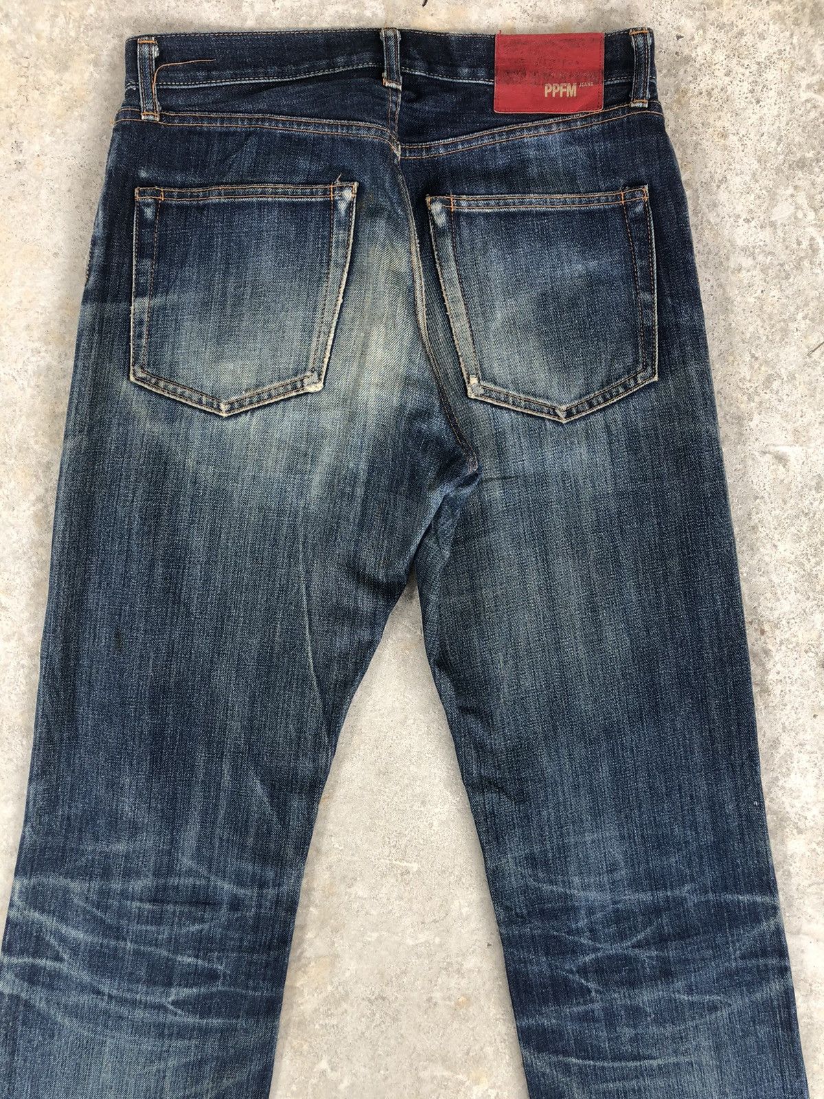 PPFM PPFM Selvedge Denim Distressed Jeans Size US 31 - 8 Thumbnail