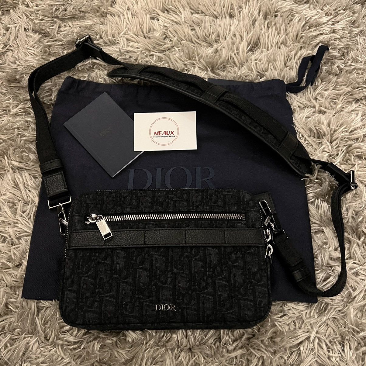 Dior Christian Dior CD Homme belt messenger Safari bag BNWT logo Grailed
