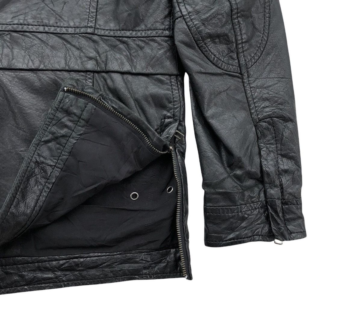 Diesel Diesel T. P Tricolor Plum Full Leather Biker Jacket Size US M / EU 48-50 / 2 - 10 Thumbnail