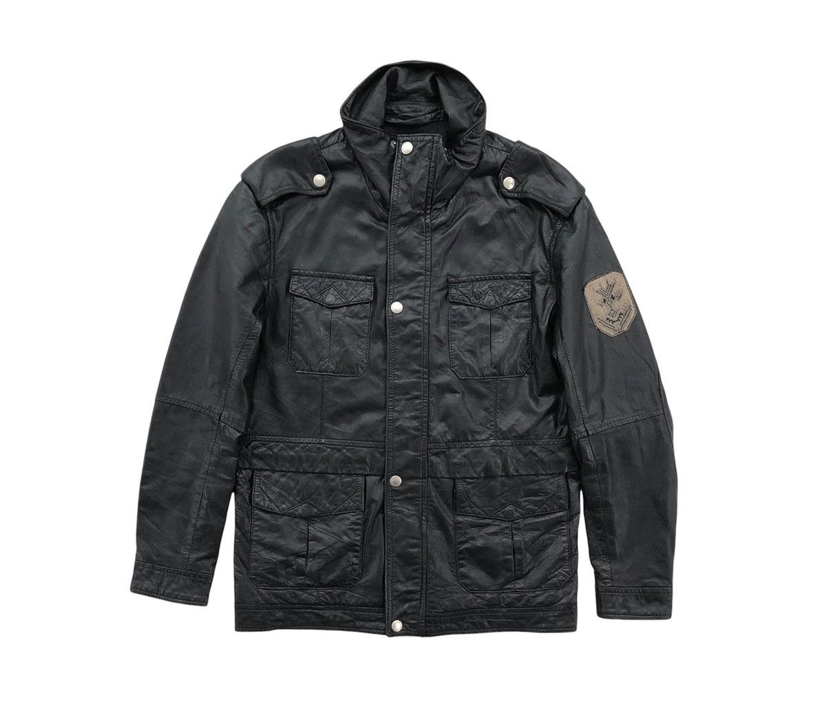 Diesel Diesel T. P Tricolor Plum Full Leather Biker Jacket Size US M / EU 48-50 / 2 - 1 Thumbnail