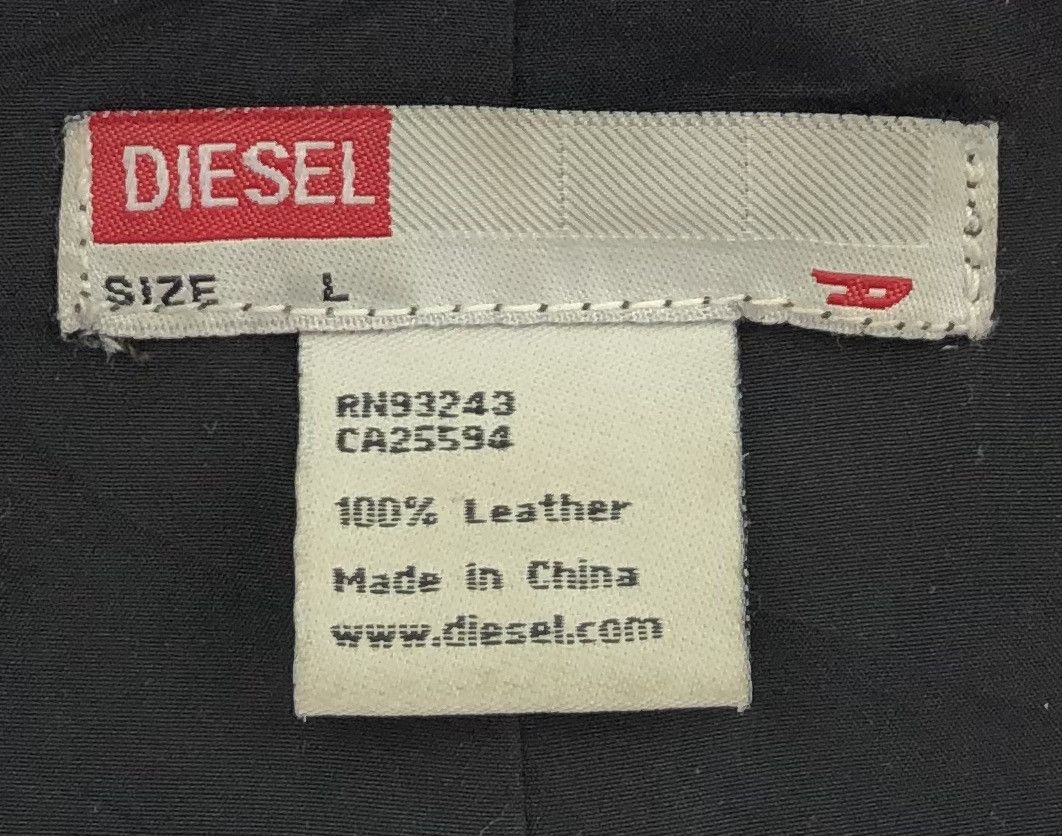 Diesel Diesel T. P Tricolor Plum Full Leather Biker Jacket Size US M / EU 48-50 / 2 - 17 Thumbnail