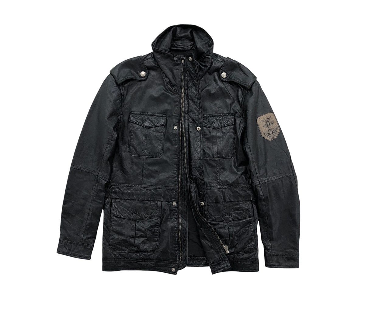 Diesel Diesel T. P Tricolor Plum Full Leather Biker Jacket Size US M / EU 48-50 / 2 - 2 Thumbnail
