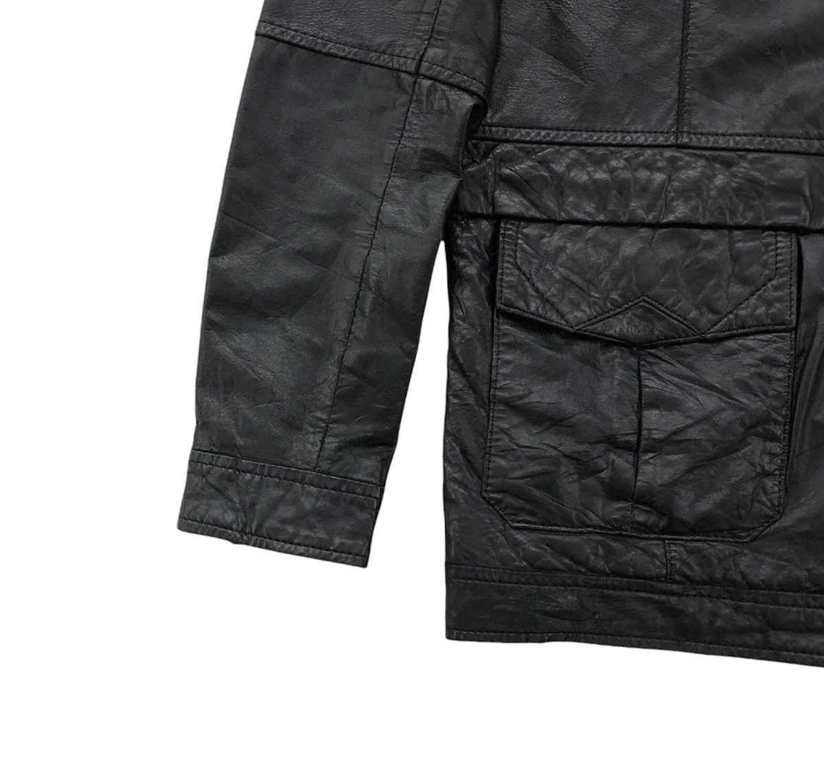 Diesel Diesel T. P Tricolor Plum Full Leather Biker Jacket Size US M / EU 48-50 / 2 - 4 Thumbnail