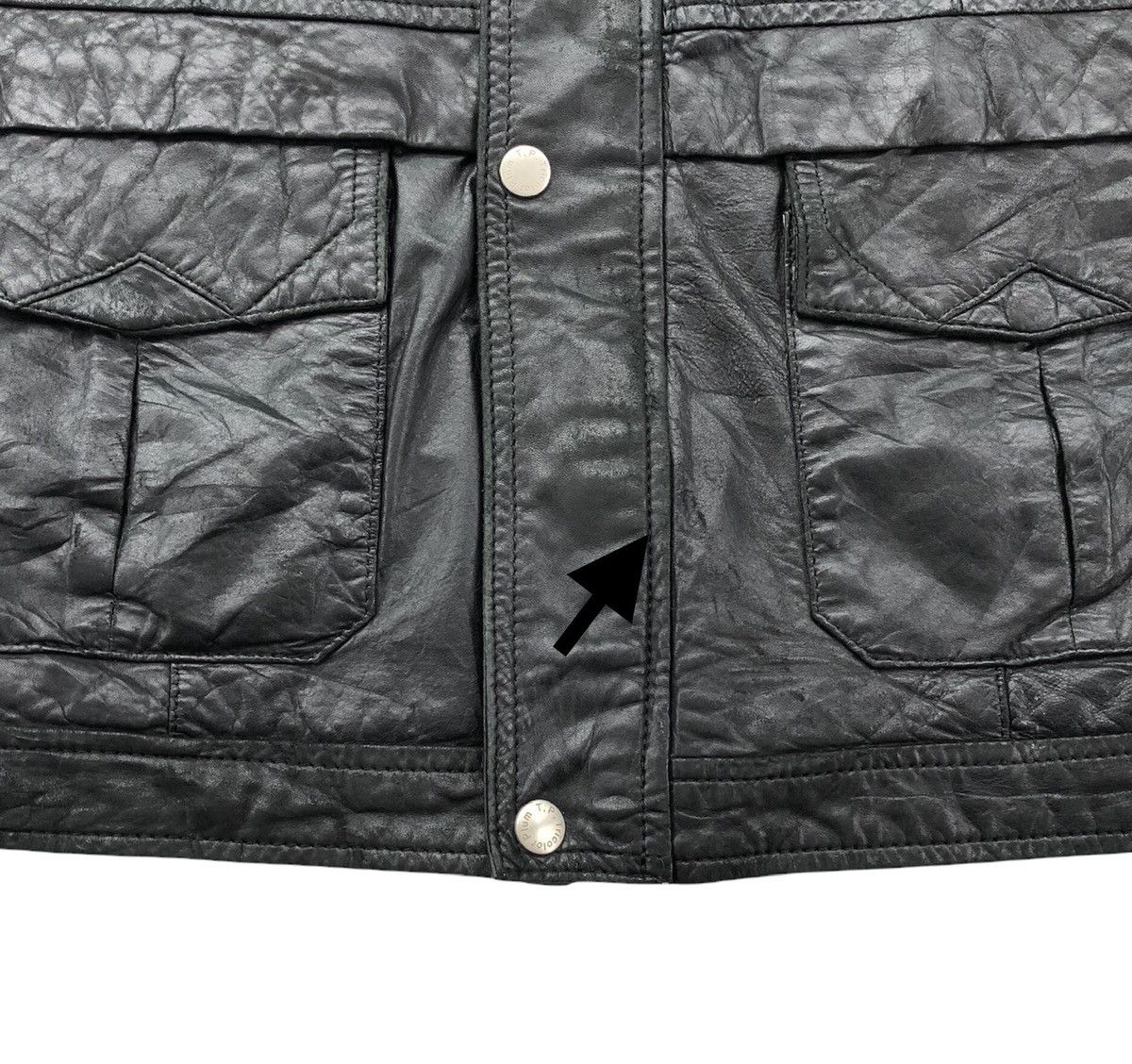Diesel Diesel T. P Tricolor Plum Full Leather Biker Jacket Size US M / EU 48-50 / 2 - 14 Thumbnail
