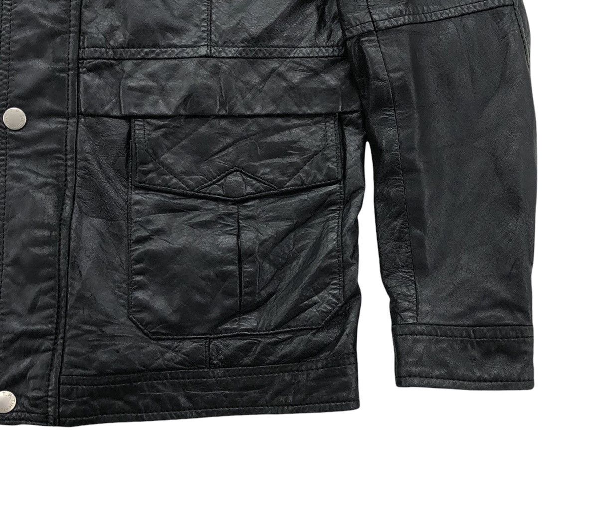 Diesel Diesel T. P Tricolor Plum Full Leather Biker Jacket Size US M / EU 48-50 / 2 - 5 Thumbnail