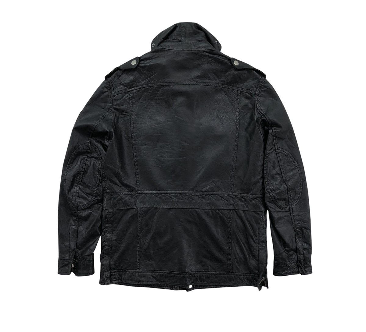 Diesel Diesel T. P Tricolor Plum Full Leather Biker Jacket Size US M / EU 48-50 / 2 - 8 Thumbnail