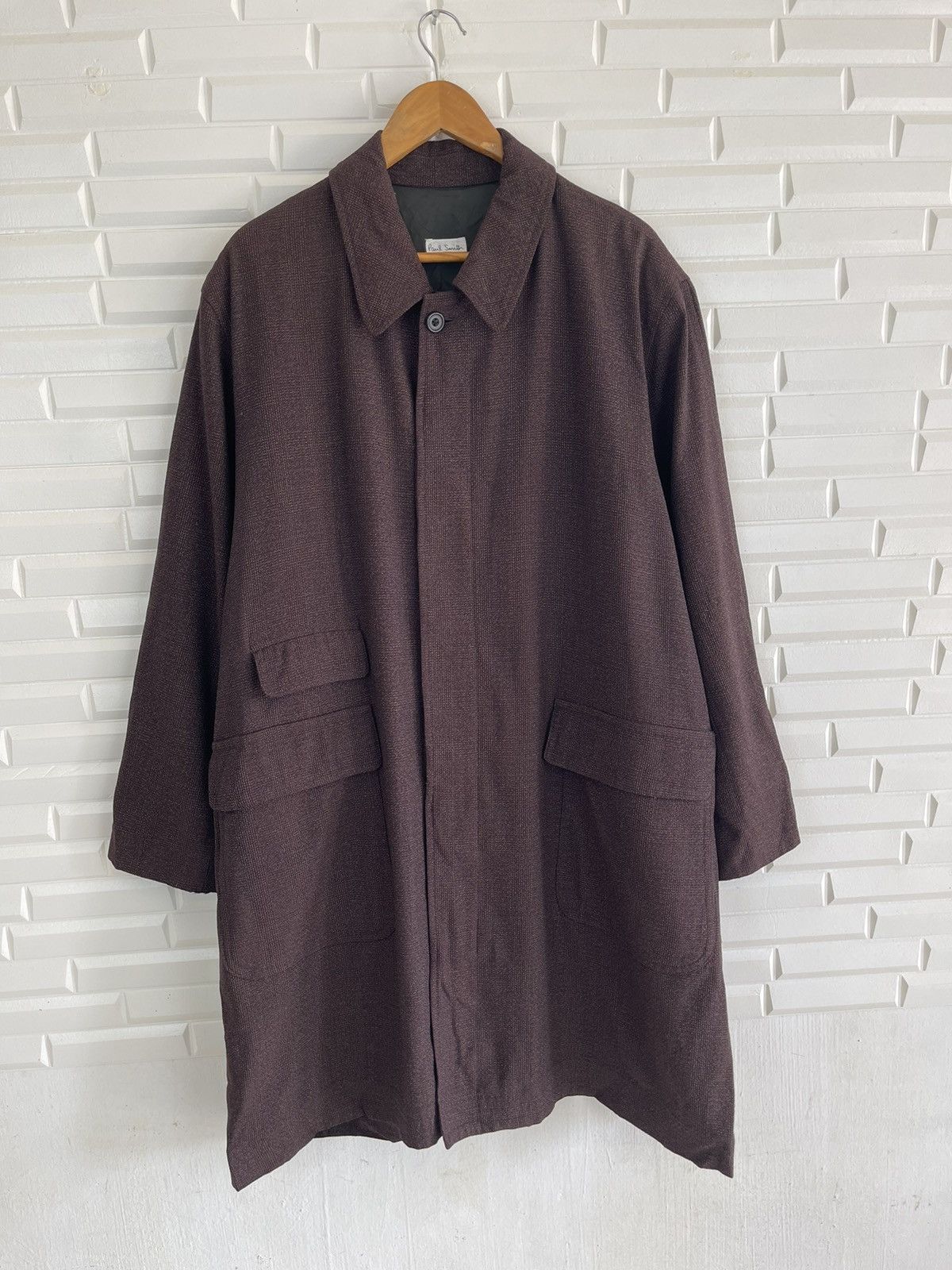 Paul Smith 🚨OFFER NOW🔥Vintage Classic Retro Tartan Trench Coat 80’s Size US M / EU 48-50 / 2 - 5 Thumbnail