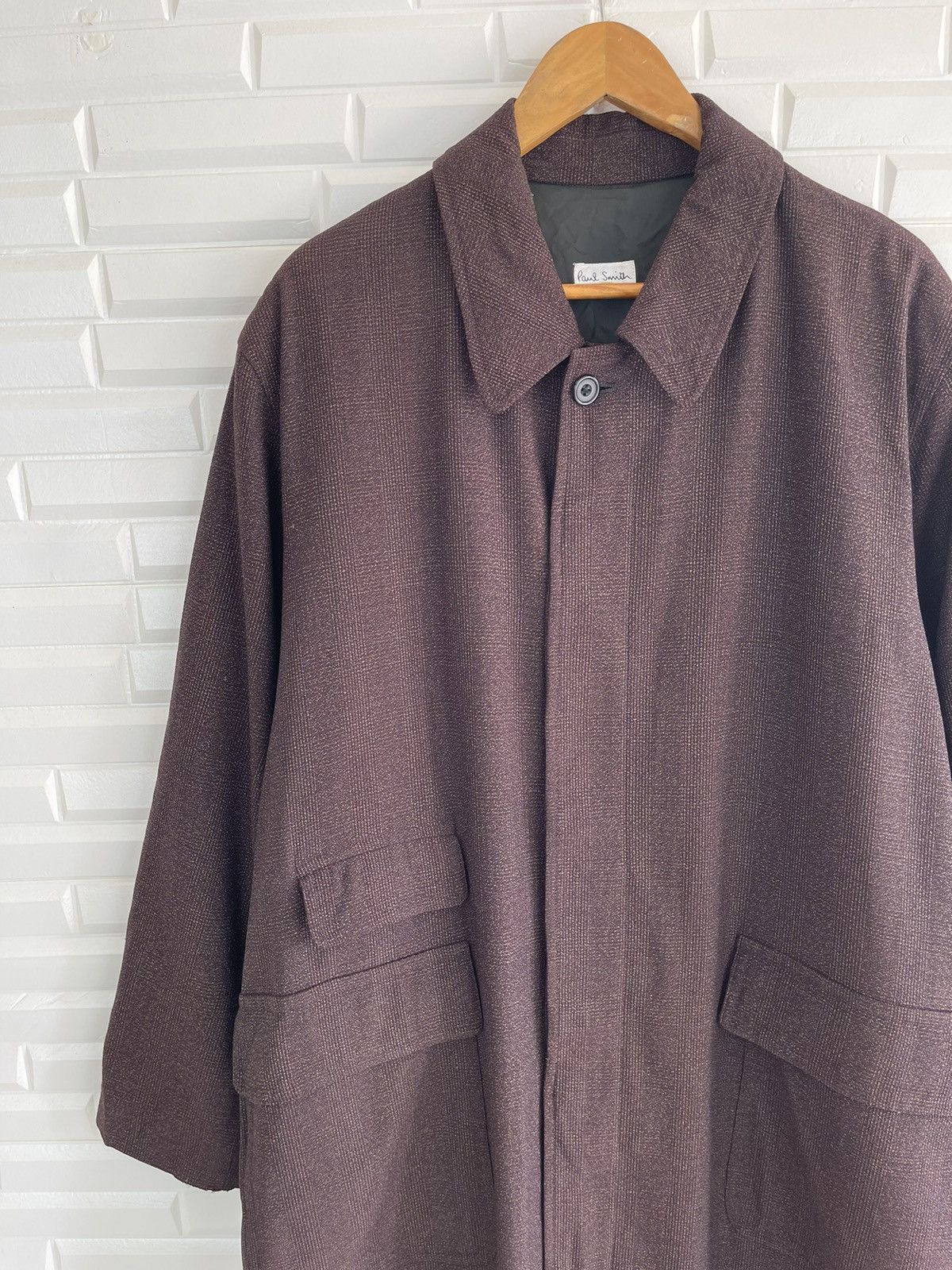 Paul Smith 🚨OFFER NOW🔥Vintage Classic Retro Tartan Trench Coat 80’s Size US M / EU 48-50 / 2 - 2 Thumbnail