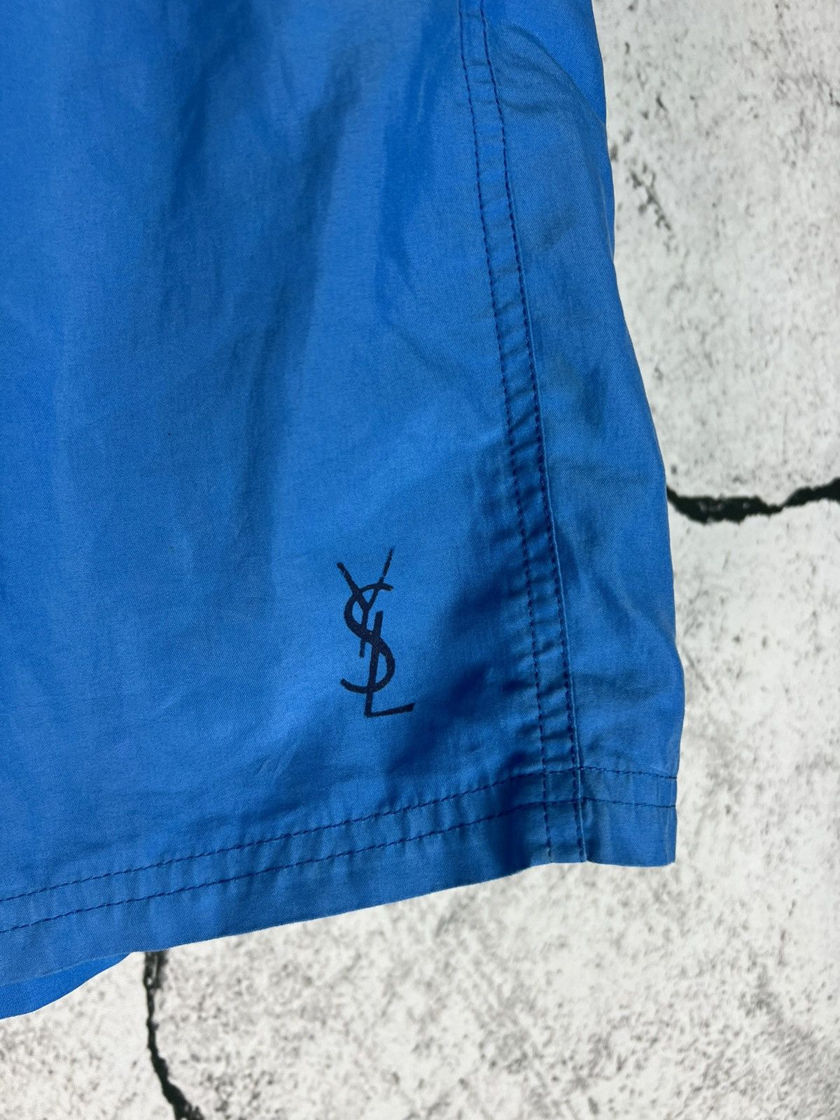 Yves Saint Laurent Vintage YSL big logo shorts Size US 36 / EU 52 - 3 Thumbnail