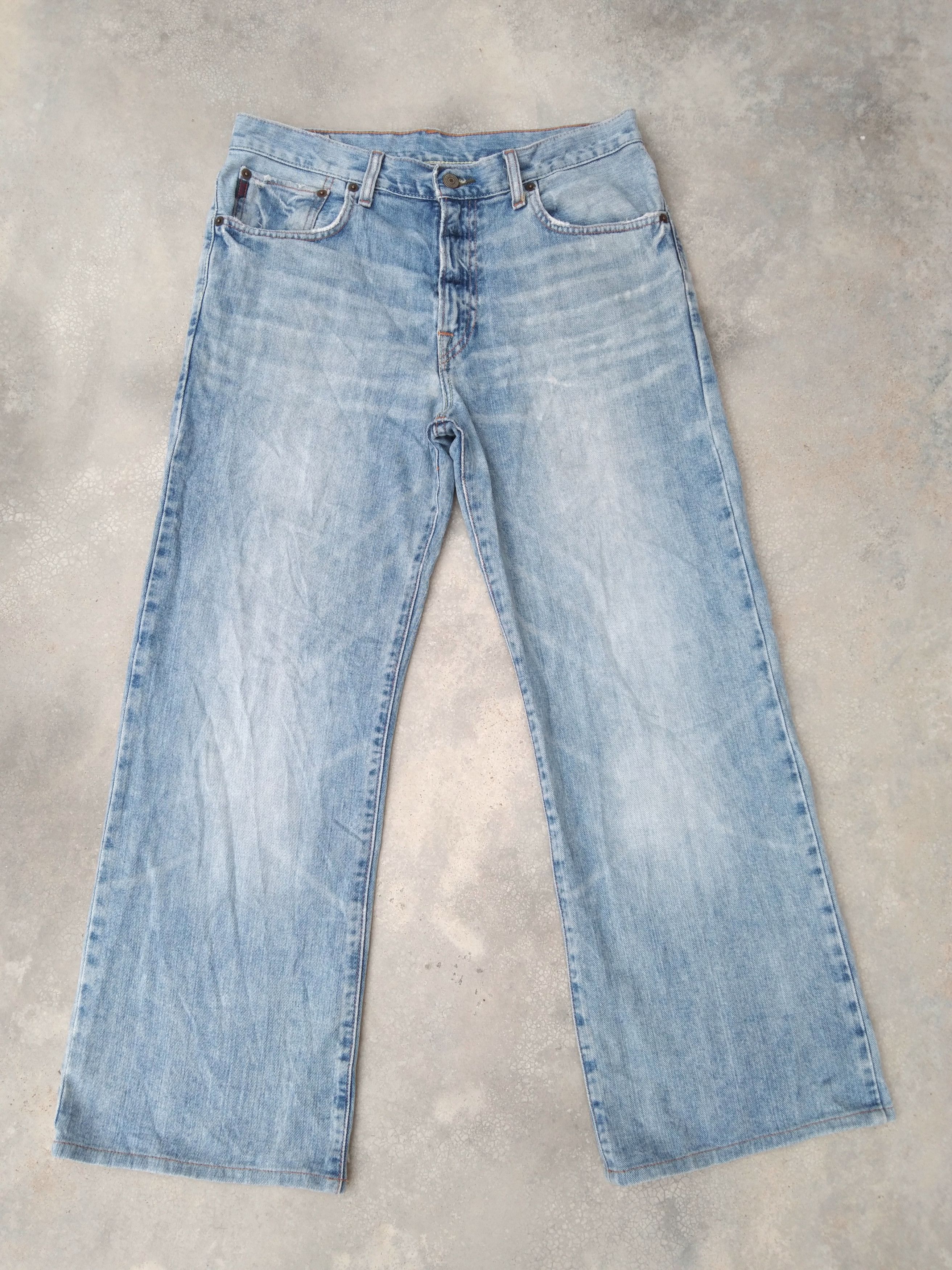 image of Abercrombie Jeans Lot 00257 Boot Wide Leg 32X27.5 in Blue, Men's