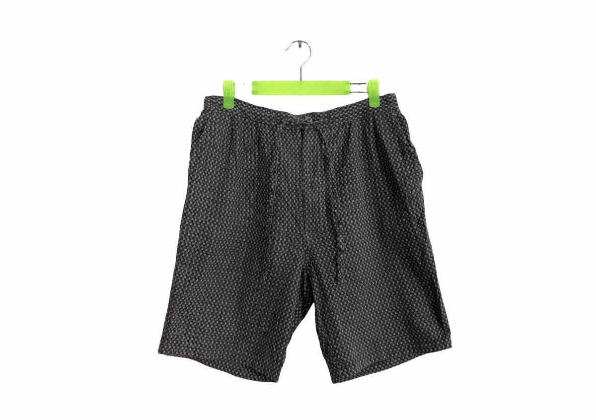 image of Kansai Yamamoto Homme Short Pants Stretchable Waist in Grey, Men's (Size 29)