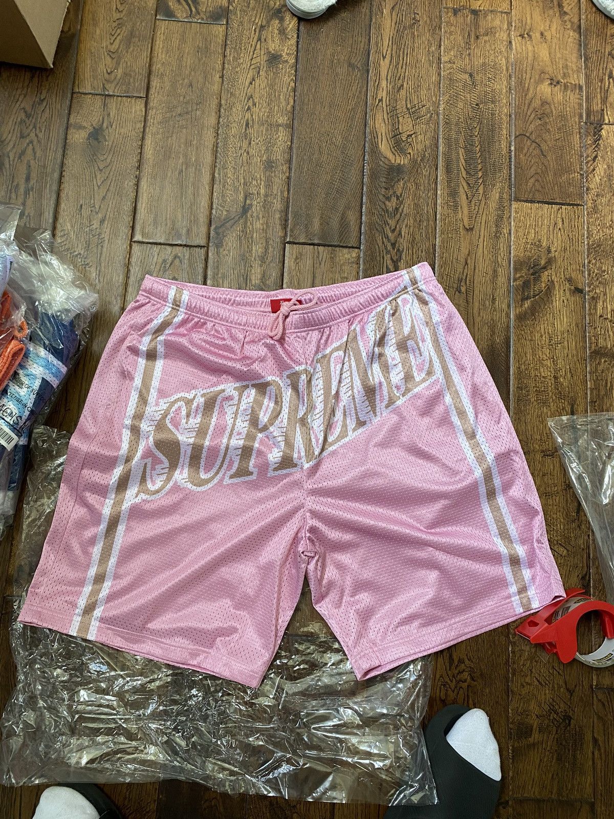 Supreme Slap Shot Baggy Mesh Shorts (XL) | Grailed