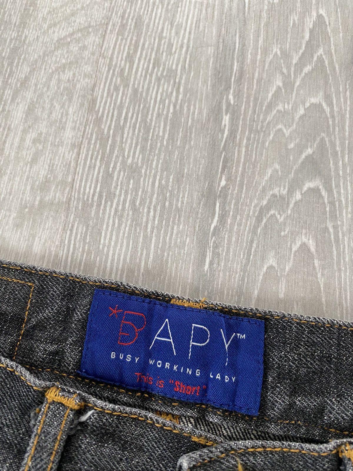 Bape Bape jeans cat Face logo grey selvedge Bape Japanese denim Size 26" / US 2 / IT 38 - 6 Thumbnail
