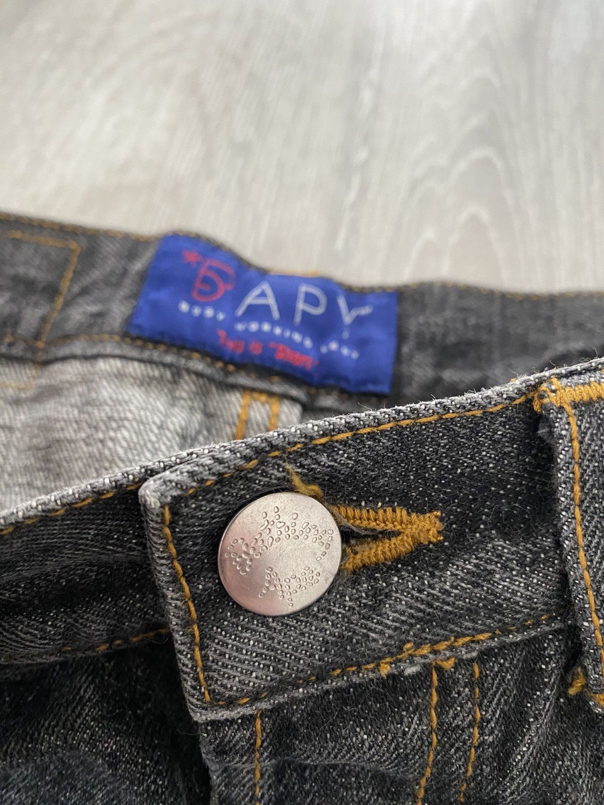 Bape Bape jeans cat Face logo grey selvedge Bape Japanese denim Size 26" / US 2 / IT 38 - 7 Thumbnail