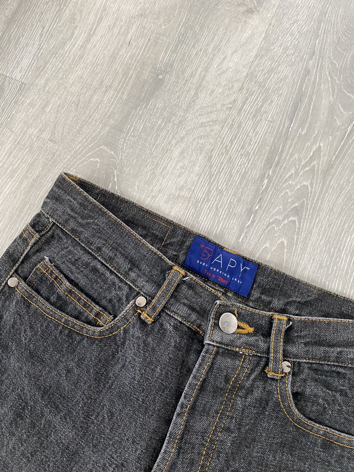 Bape Bape jeans cat Face logo grey selvedge Bape Japanese denim Size 26" / US 2 / IT 38 - 5 Thumbnail