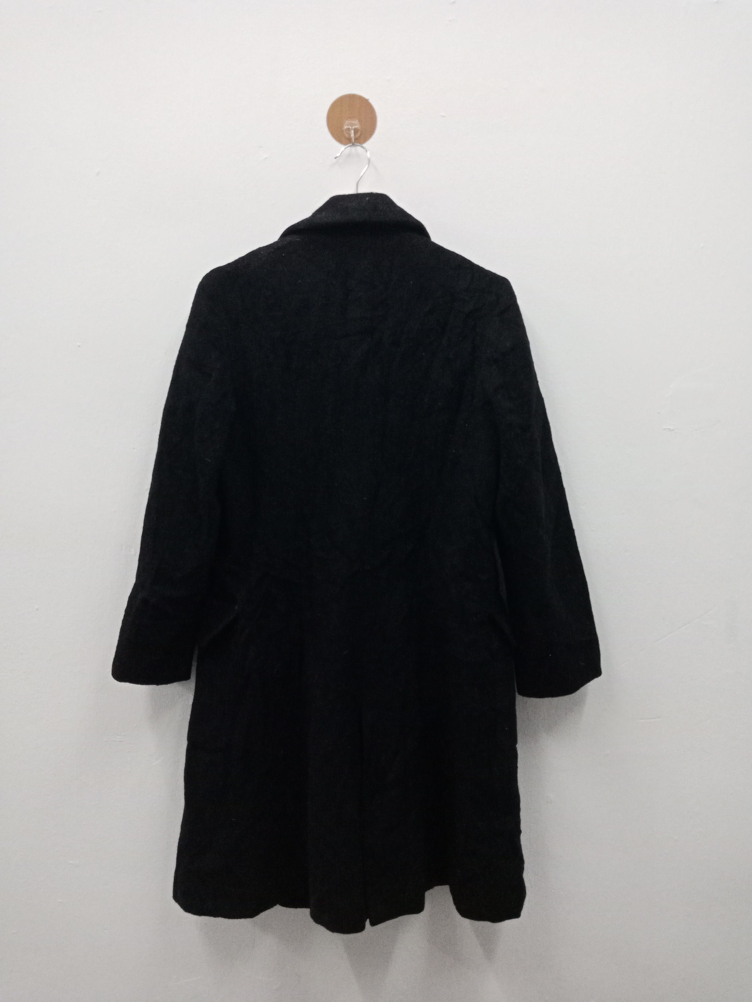 Yohji Yamamoto Yohji Yamamoto Limi Feu Wool Double Breasted Long Coat Size M / US 6-8 / IT 42-44 - 2 Thumbnail