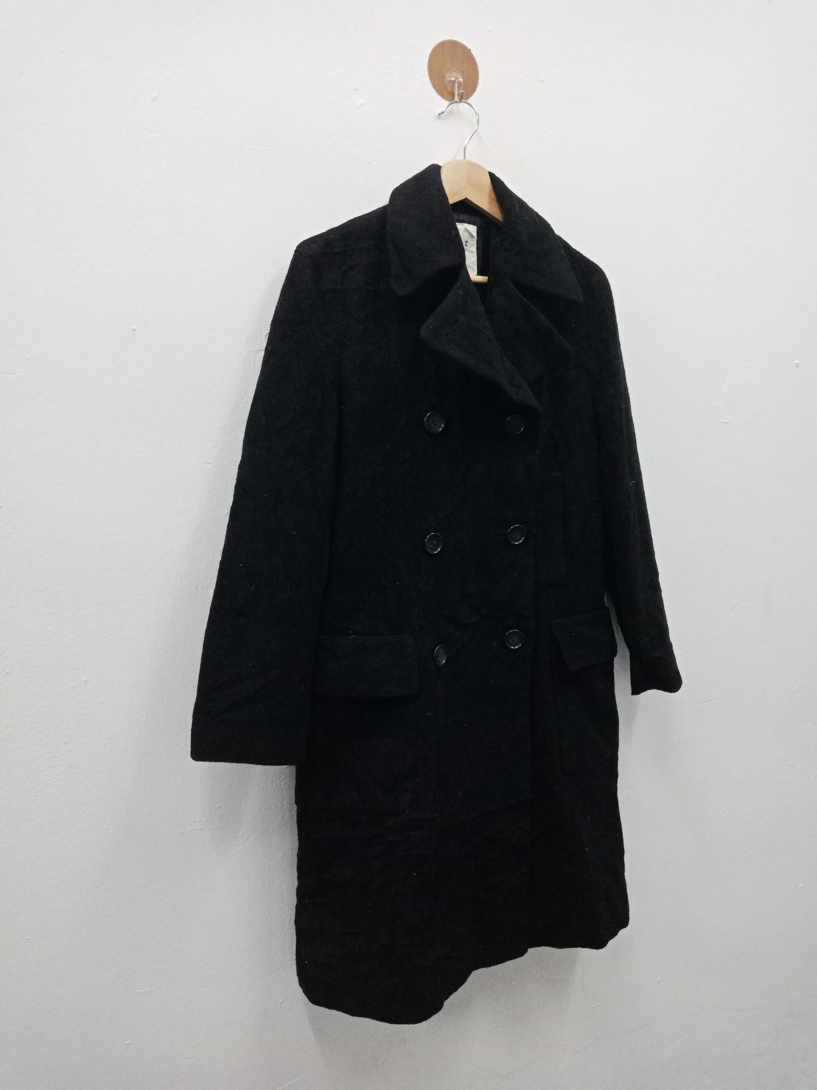 Yohji Yamamoto Yohji Yamamoto Limi Feu Wool Double Breasted Long Coat Size M / US 6-8 / IT 42-44 - 5 Thumbnail
