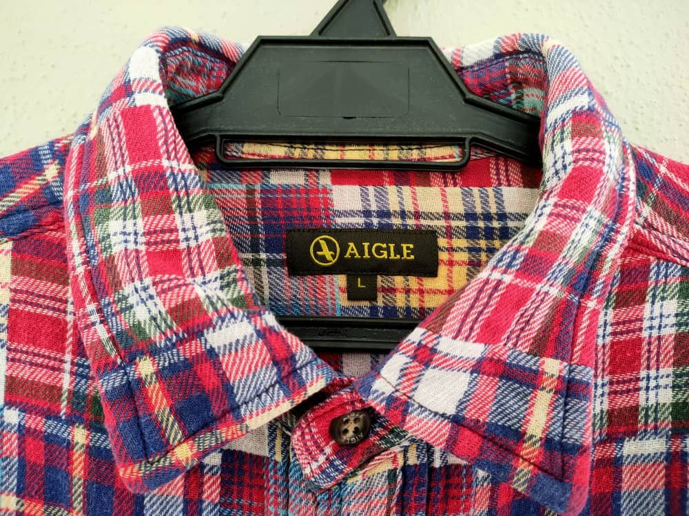 Aigle Aigle Flannel Shirt Size US L / EU 52-54 / 3 - 5 Thumbnail