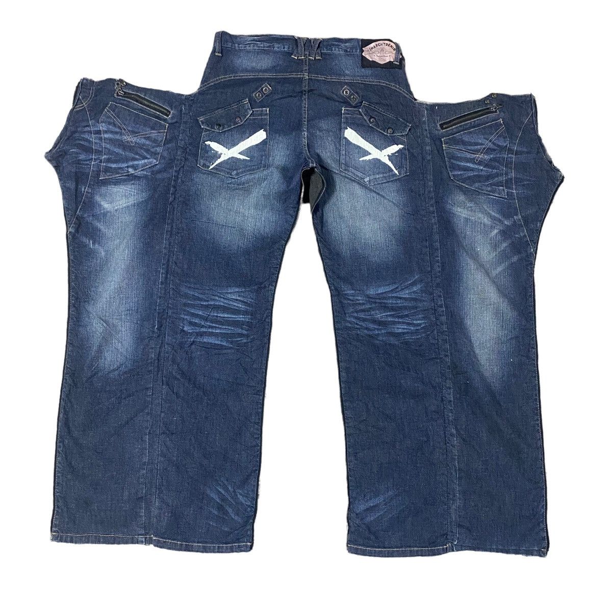 PPFM PPFM Anarchy Denim Reversible Jeans Size US 32 / EU 48 - 2 Thumbnail