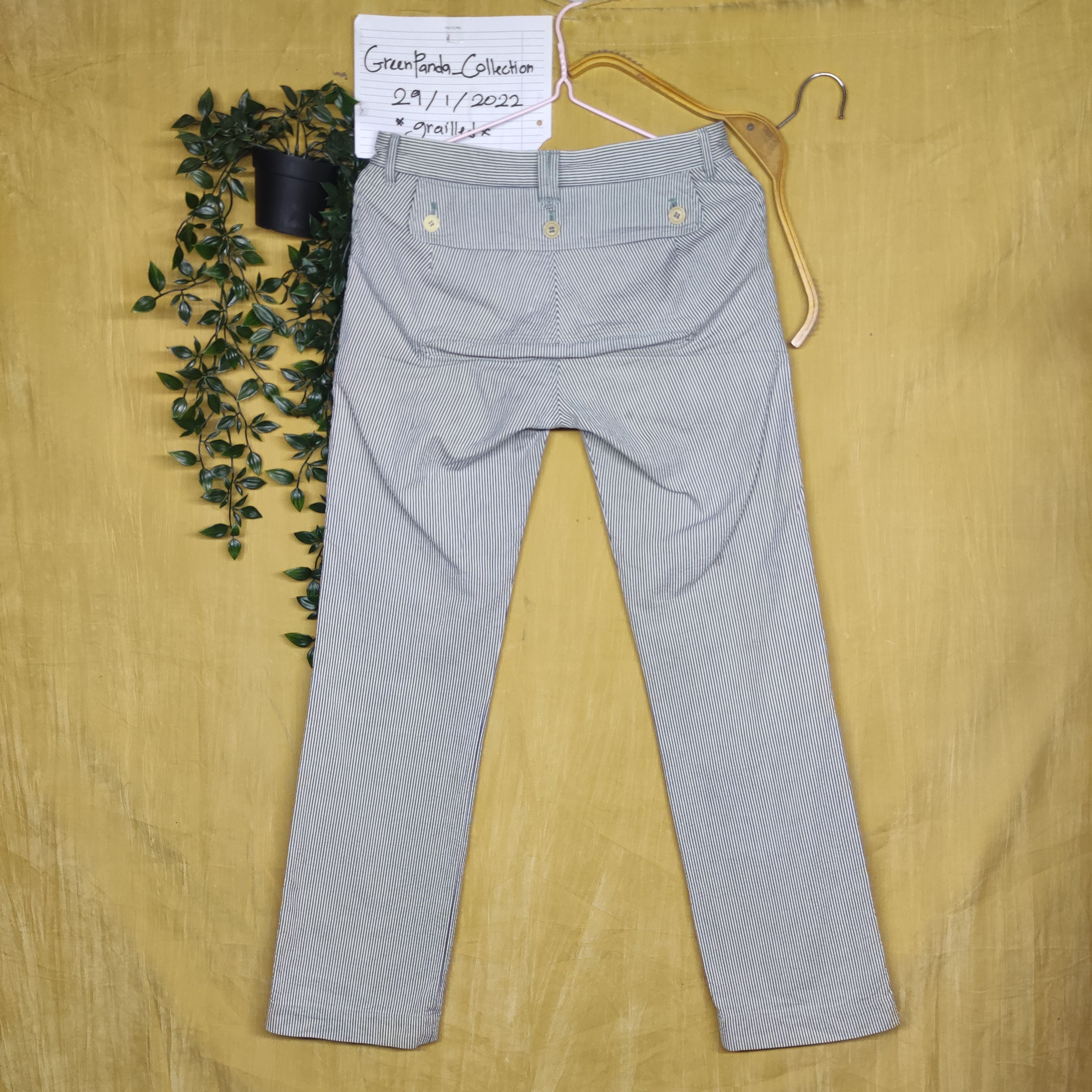 Issey Miyake a86 Issey Miyake hickory monkey pant Size US 31 - 2 Thumbnail