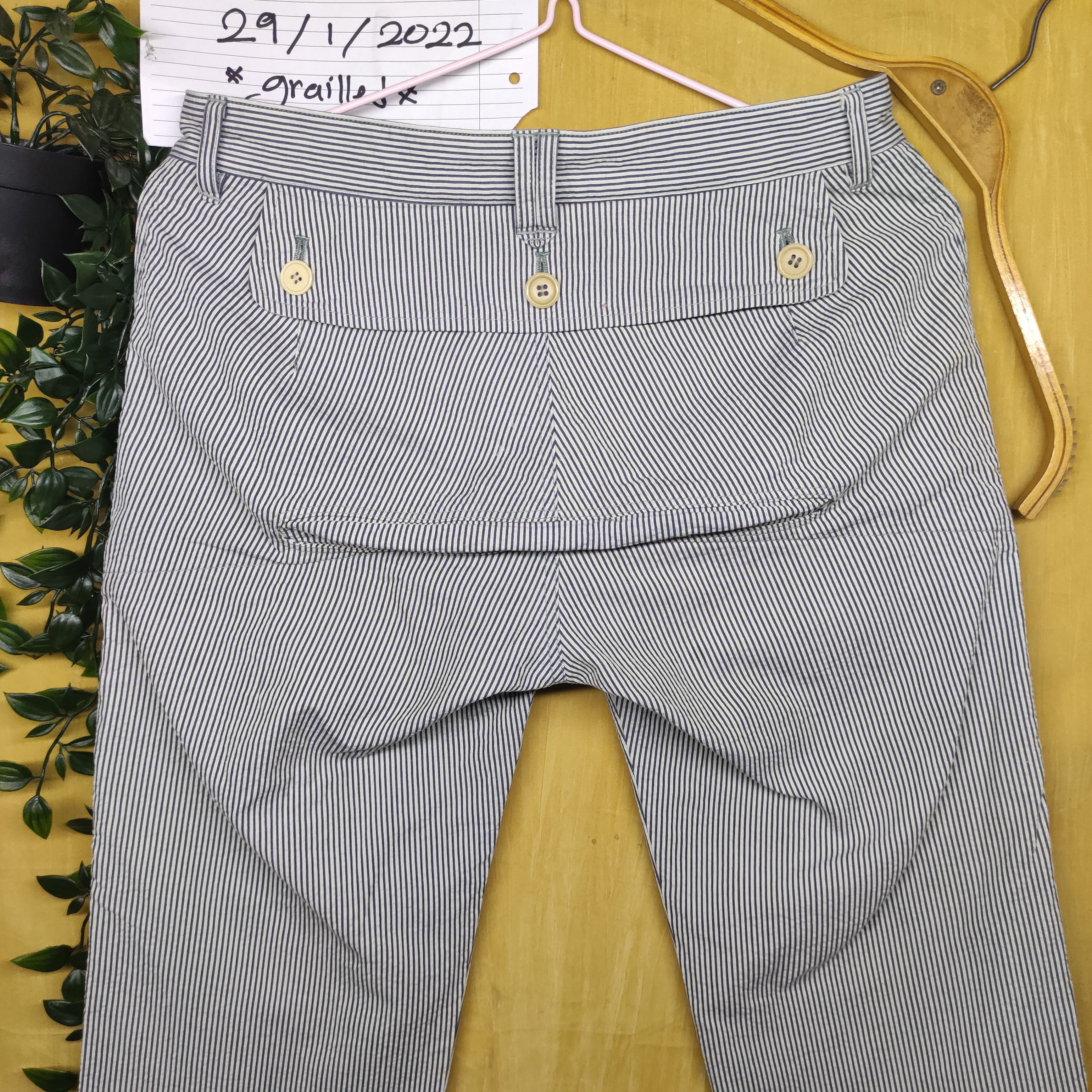 Issey Miyake a86 Issey Miyake hickory monkey pant Size US 31 - 5 Thumbnail
