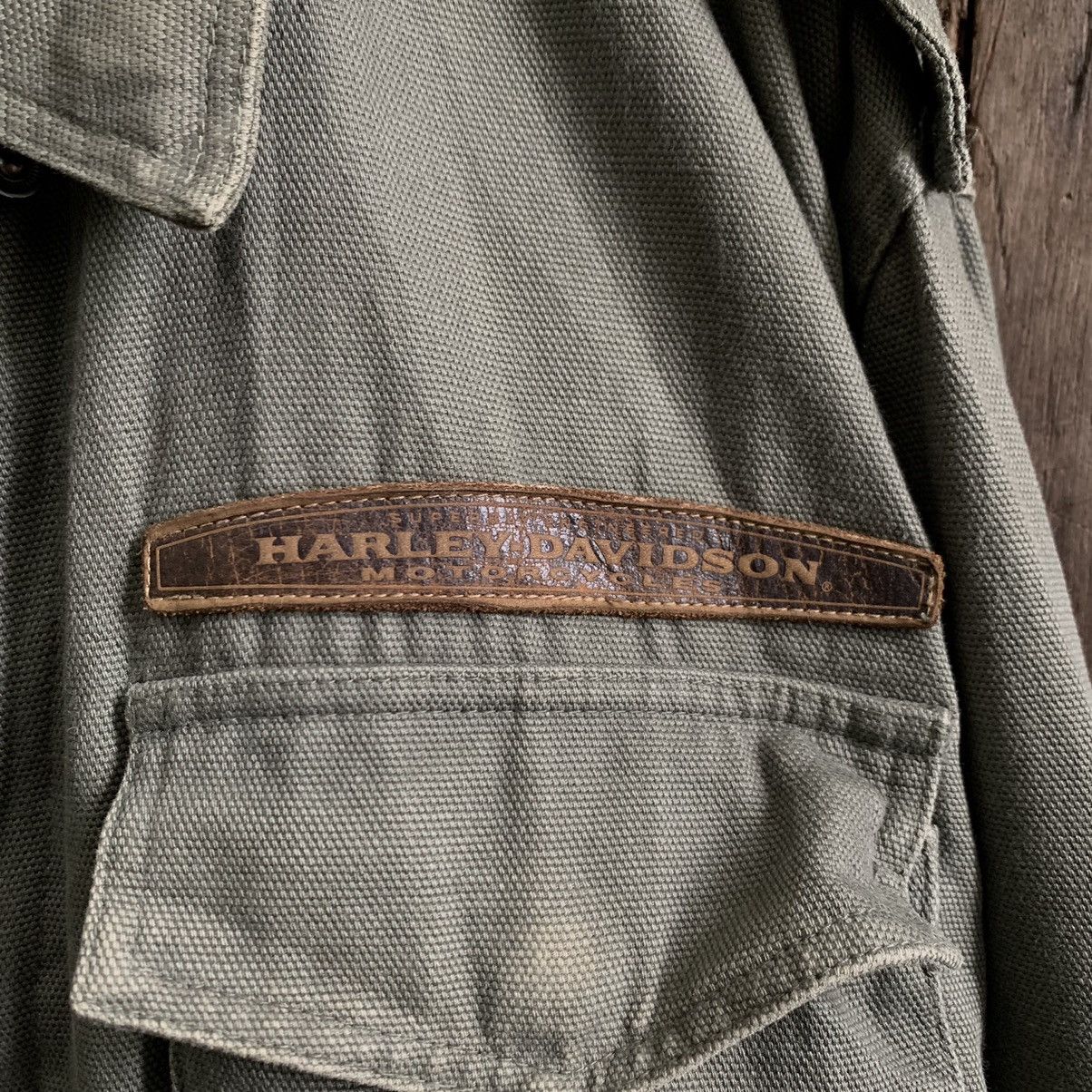 Harley Davidson Vintage Harley Davidson Multi Pocket Light Jacket Size US XXL / EU 58 / 5 - 4 Thumbnail
