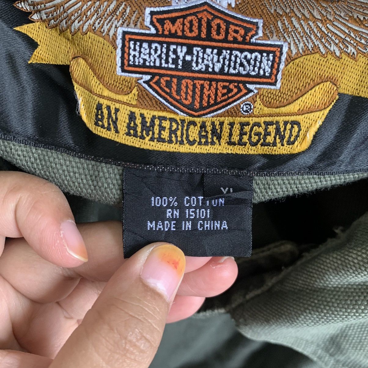 Harley Davidson Vintage Harley Davidson Multi Pocket Light Jacket Size US XXL / EU 58 / 5 - 7 Thumbnail